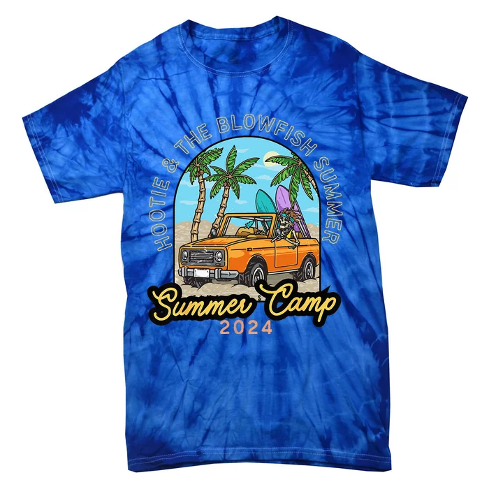 Hootie & The Blowfish Summer Camp 2024 Camping With Trucks Tie-Dye T-Shirt