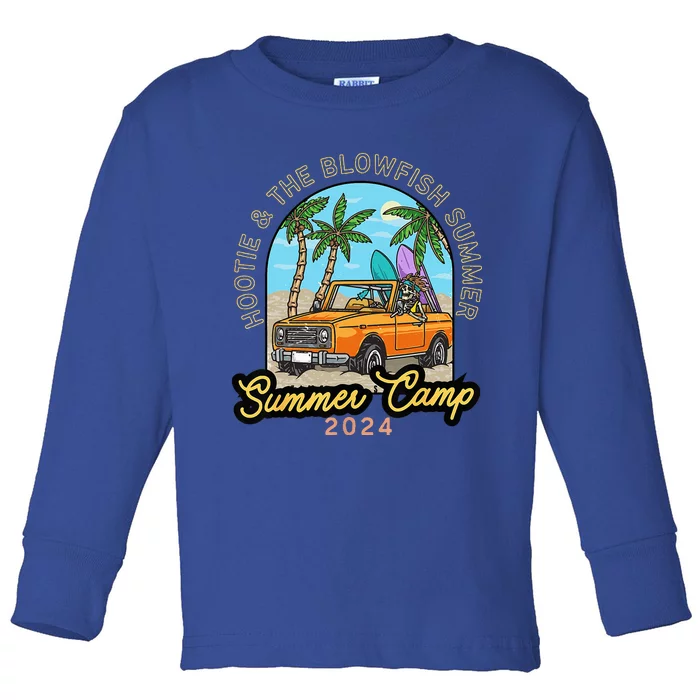 Hootie & The Blowfish Summer Camp 2024 Camping With Trucks Toddler Long Sleeve Shirt