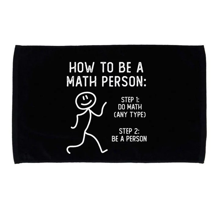 How To Be A Math Person Microfiber Hand Towel