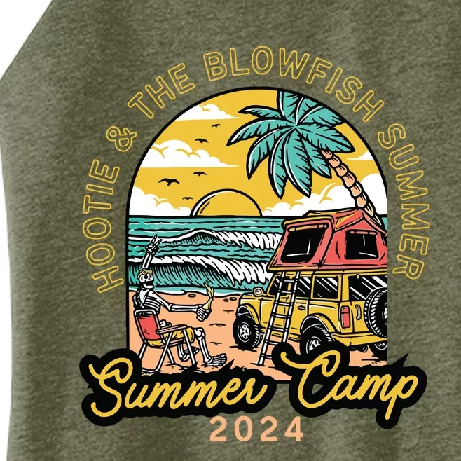 Hootie The Blowfish Summer Camp 2024 Camping With Trucks Women’s Perfect Tri Rocker Tank