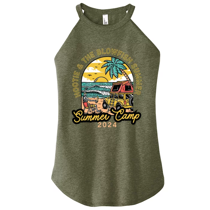 Hootie The Blowfish Summer Camp 2024 Camping With Trucks Women’s Perfect Tri Rocker Tank