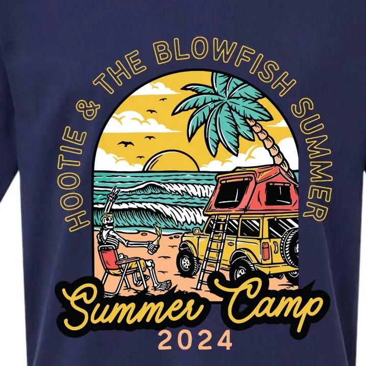 Hootie The Blowfish Summer Camp 2024 Camping With Trucks Sueded Cloud Jersey T-Shirt