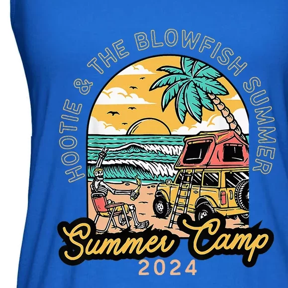 Hootie & The Blowfish Summer Camp 2024 Camping With Trucks Ladies Essential Flowy Tank