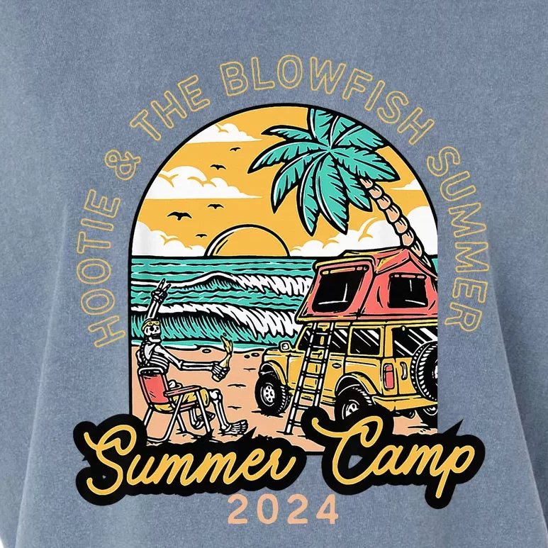 Hootie & The Blowfish Summer Camp 2024 Camping With Trucks Garment-Dyed Women's Muscle Tee