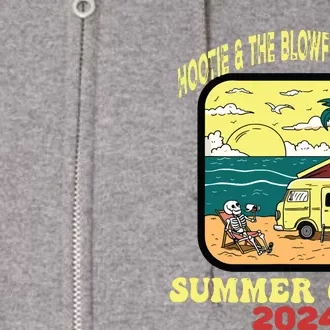 Hootie & The Blowfish Summer Camp 2024 Retro Fun Beach Full Zip Hoodie