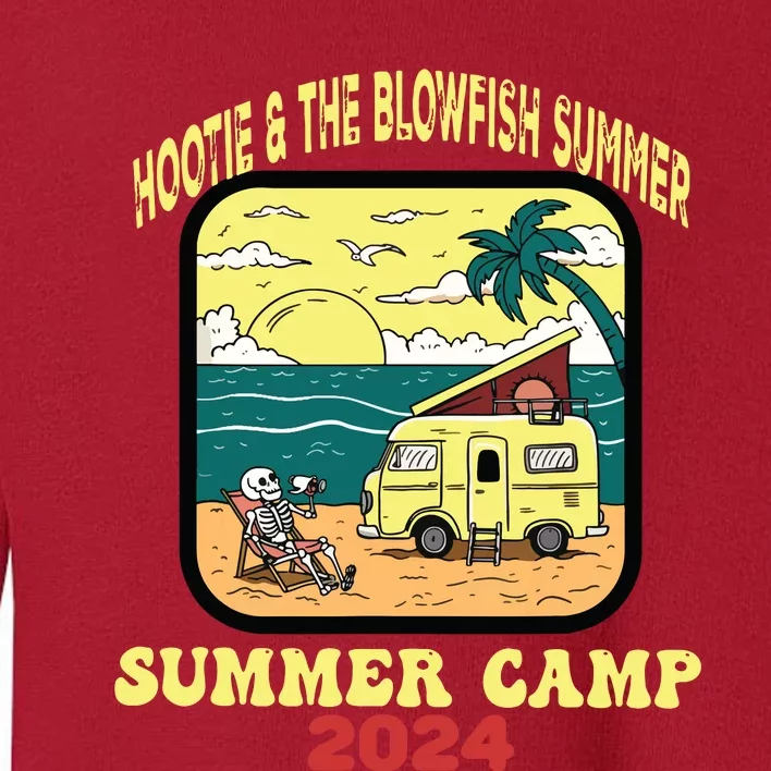 Hootie & The Blowfish Summer Camp 2024 Retro Fun Beach Toddler Sweatshirt