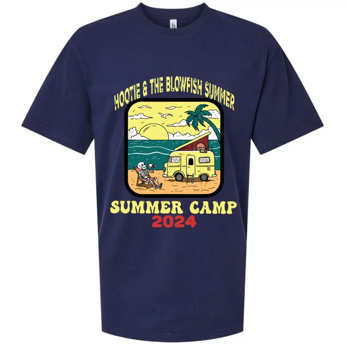 Hootie & The Blowfish Summer Camp 2024 Retro Fun Beach Sueded Cloud Jersey T-Shirt