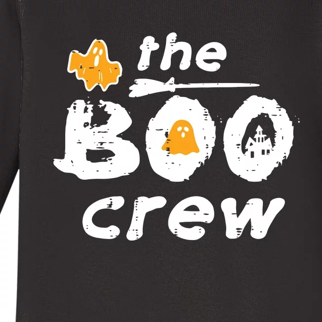 Halloween The Boo Crew Matching Costume Squad Women Baby Long Sleeve Bodysuit