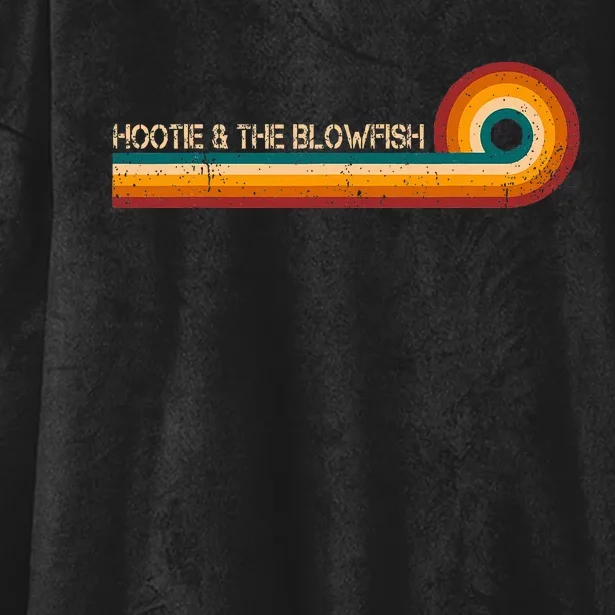 Hootie & The Blowfish Retro Stripes Musician Hooded Wearable Blanket