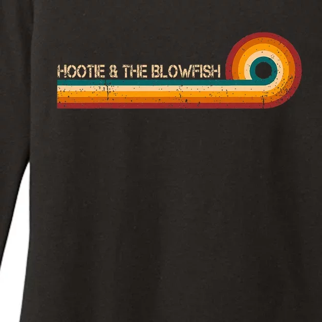 Hootie & The Blowfish Retro Stripes Musician Womens CVC Long Sleeve Shirt