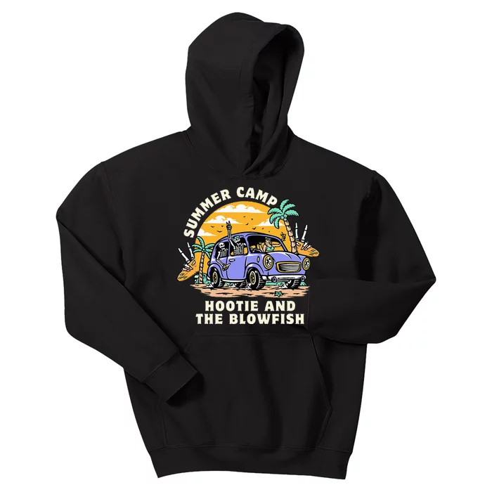 Hootie & The Blowfish Summer Camp 2024 Camping With Trucks Kids Hoodie