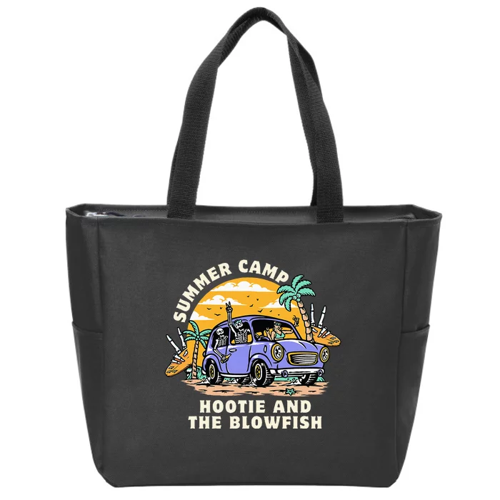 Hootie & The Blowfish Summer Camp 2024 Camping With Trucks Zip Tote Bag