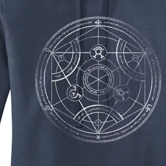 Human Transmutation Circle Chalk Women's Pullover Hoodie