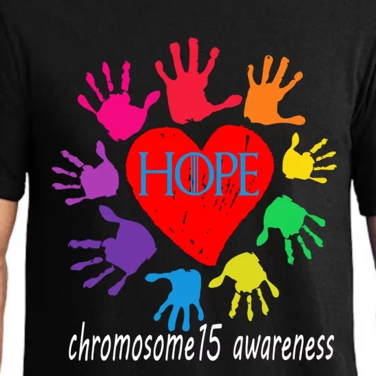 Hope The Chromosome 15 Support And Awareness Design Gift Pajama Set