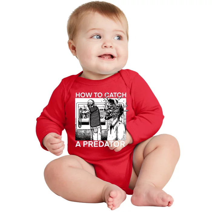 How To Catch A Predator Baby Long Sleeve Bodysuit