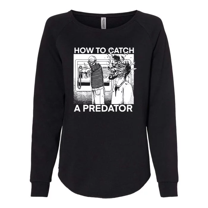 How To Catch A Predator Horror Womens California Wash Sweatshirt