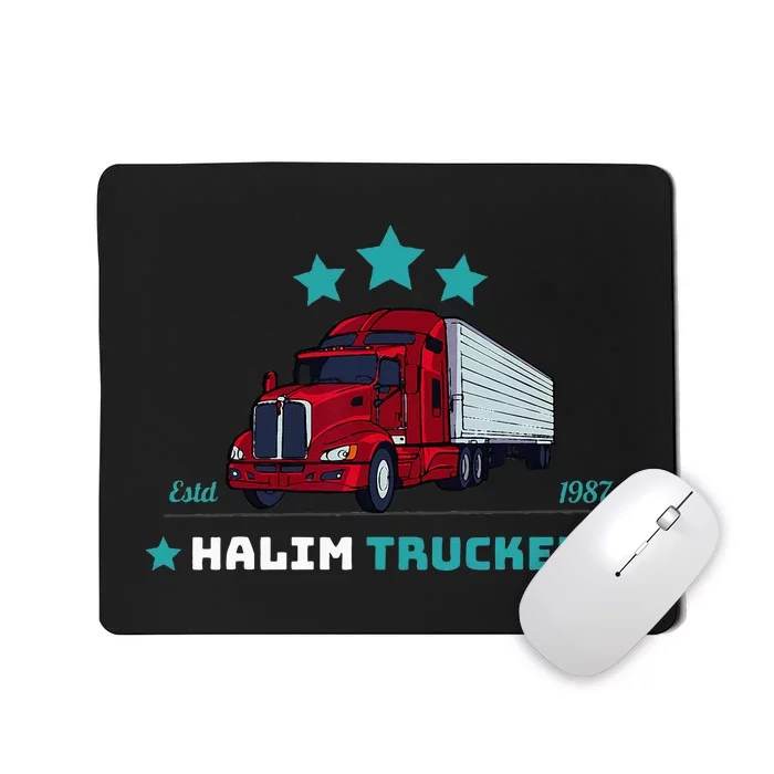 Halim Trucker Custom Design 2 Mousepad