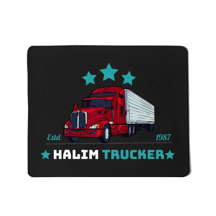 Halim Trucker Custom Design 2 Mousepad