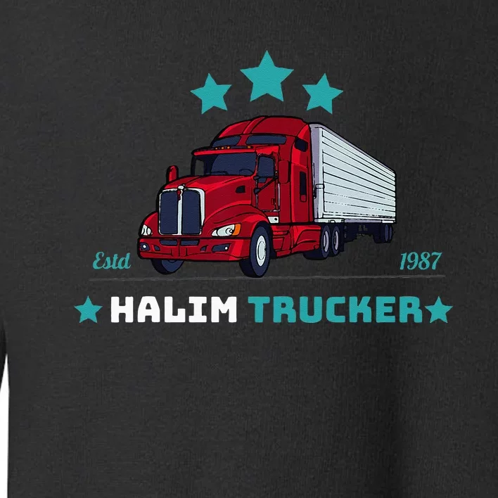 Halim Trucker Custom Design 2 Toddler Sweatshirt