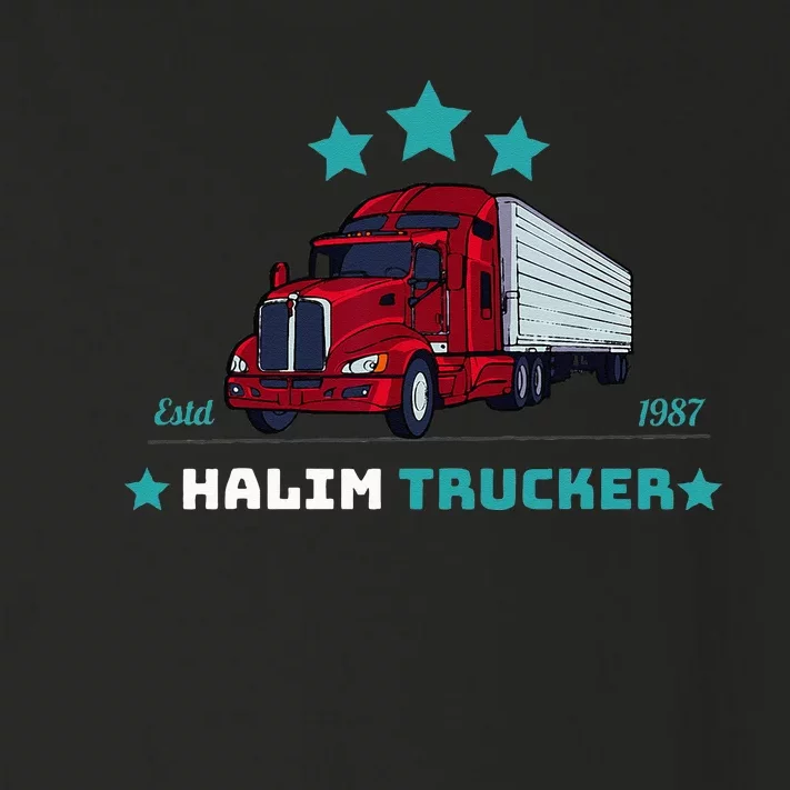 Halim Trucker Custom Design 2 Toddler Long Sleeve Shirt