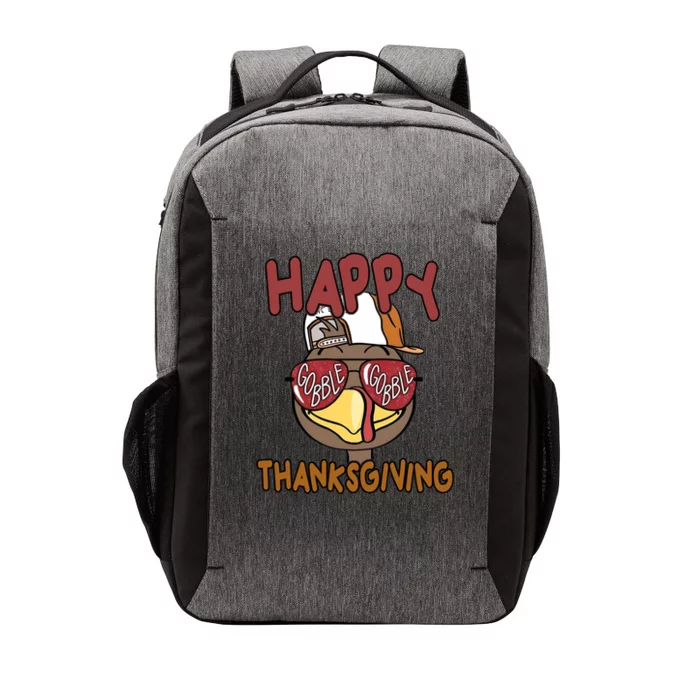 Happy Thanksgiving Cool Gobble Turkey Vector Backpack