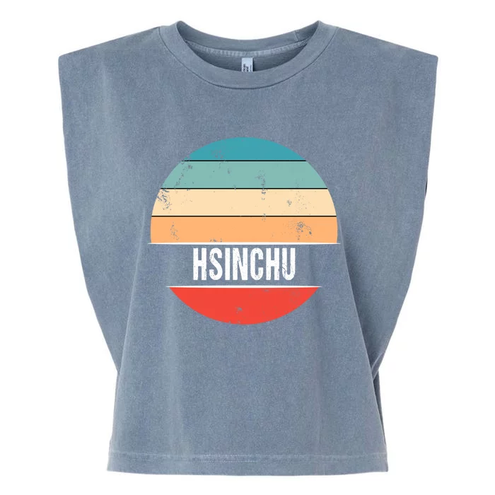 Hsinchu Taiwan City Trip Meaningful Gift Garment-Dyed Women's Muscle Tee