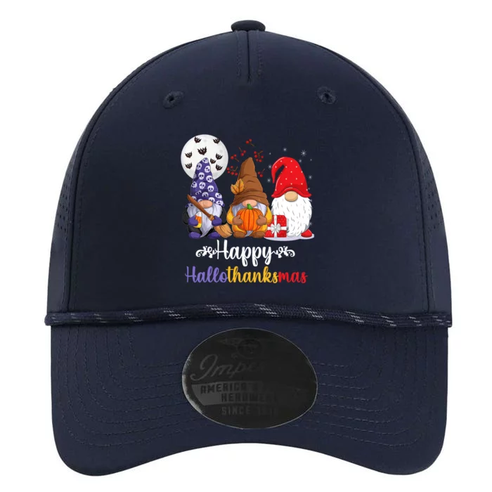 Halloween Thanksgiving Christmas Happy HalloThanksMas Gnomes Performance The Dyno Cap