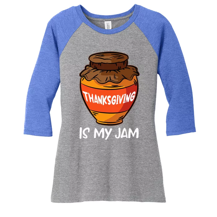 Halloween Thanksgiving Christmas Gnome Happy HallothanksMas Women's Tri-Blend 3/4-Sleeve Raglan Shirt