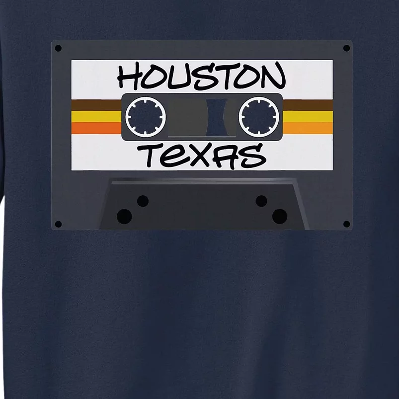 Houston Texas Cassette Tape Sweatshirt