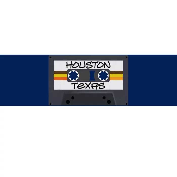 Houston Texas Cassette Tape Bumper Sticker