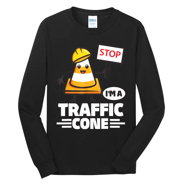 Halloween Traffic Cone Costume IM A Traffic Cone Tall Long Sleeve T-Shirt