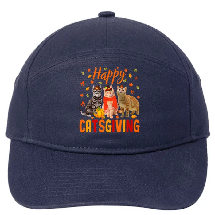 Happy Thanksgiving Corgi Turkey Dog Lovers 7-Panel Snapback Hat