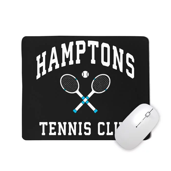 Hamptons Tennis Club Preppy New York Montauk Varsity Mousepad