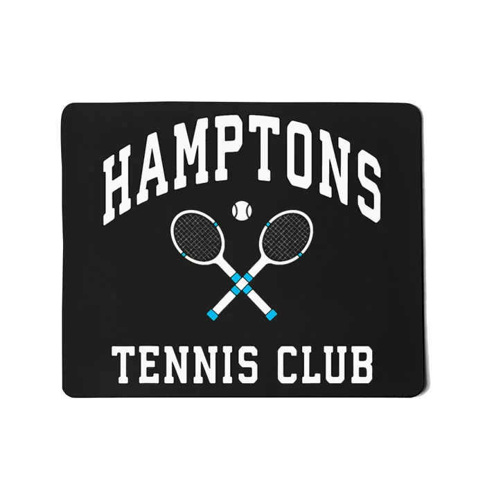 Hamptons Tennis Club Preppy New York Montauk Varsity Mousepad