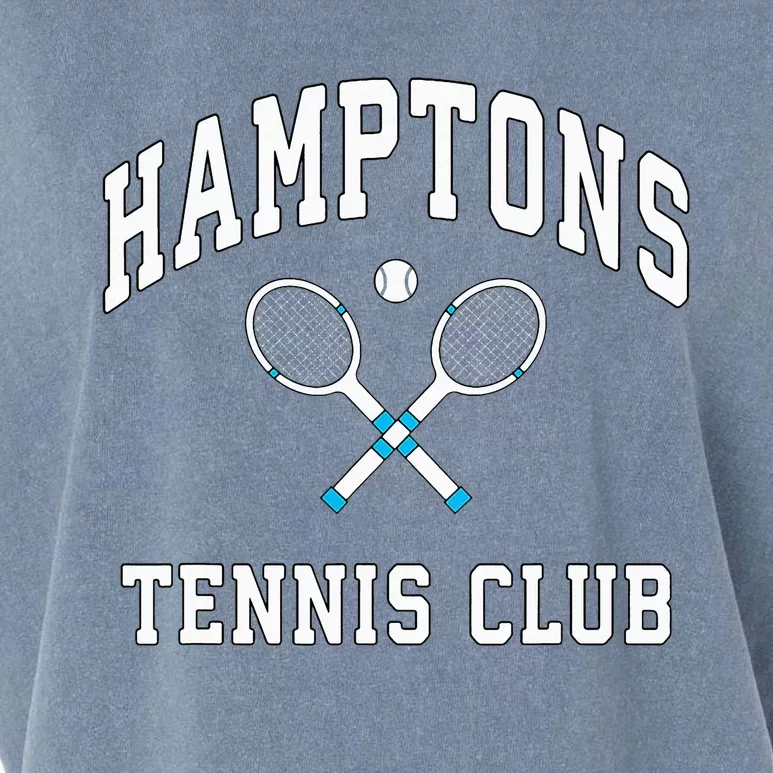 Hamptons Tennis Club Preppy New York Montauk Varsity Garment-Dyed Women's Muscle Tee