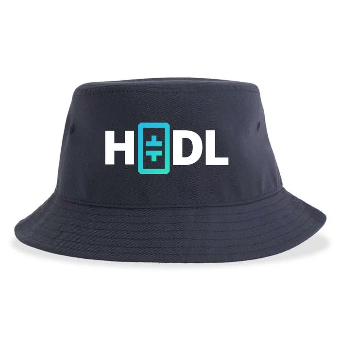 HODL Theta Crypto, Theta Logo, DeFi Theta Crypto, HODL Theta Sustainable Bucket Hat