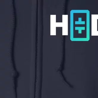 HODL Theta Crypto, Theta Logo, DeFi Theta Crypto, HODL Theta Full Zip Hoodie