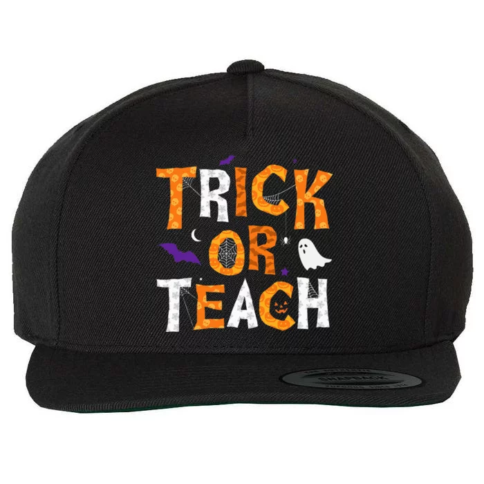 Halloween Teacher Costume Idea Wool Snapback Cap