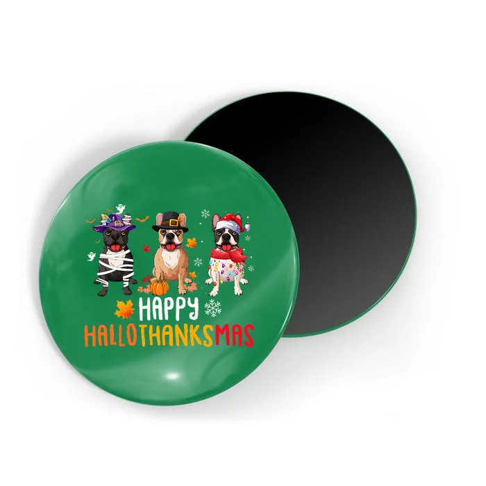 Halloween Thanksgiving Christmas Funny French Bulldog Dogs Magnet