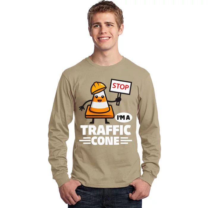 Halloween Traffic Cone Costume IM A Traffic Cone Tall Long Sleeve T-Shirt