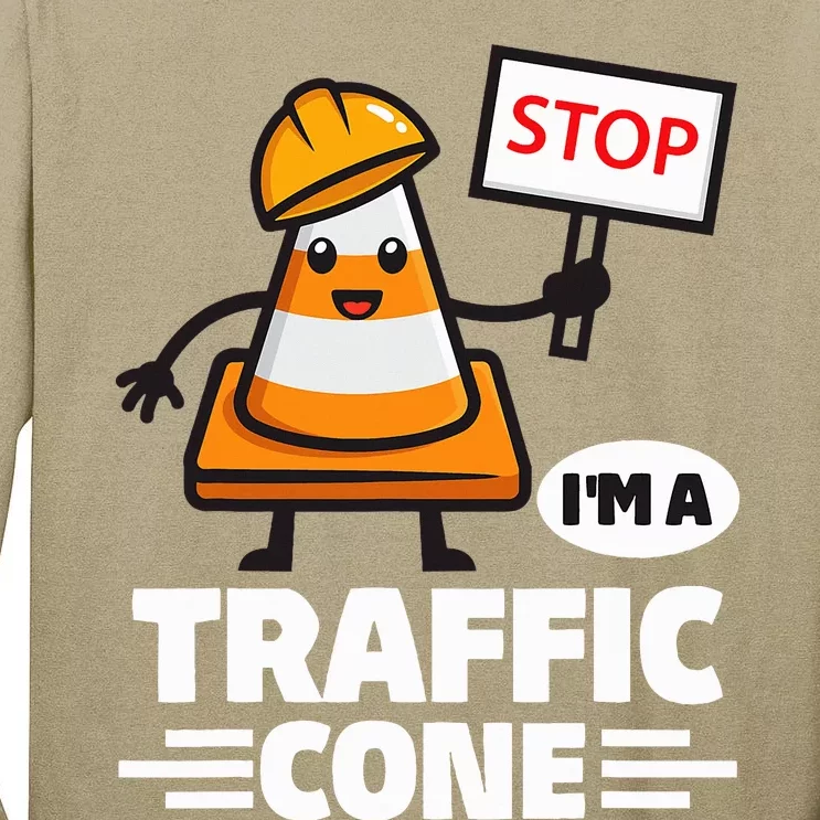 Halloween Traffic Cone Costume IM A Traffic Cone Tall Long Sleeve T-Shirt