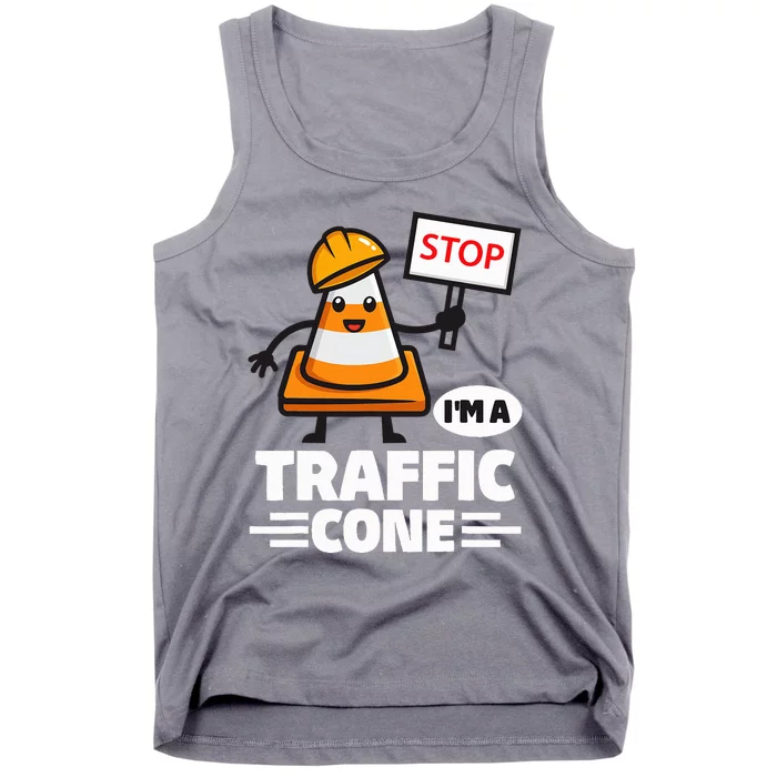 Halloween Traffic Cone Costume IM A Traffic Cone Tank Top