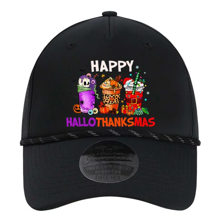 Halloween Thanksgiving Christmas Happy HalloThanksMas Coffee Performance The Dyno Cap