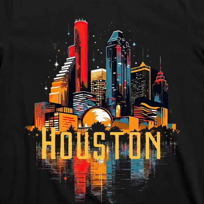 Houston Texas City Downtown Skyline Texas Hou T-Shirt