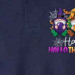 Halloween Thanksgiving Christmas Happy Hallothanksmas Gnomes Softstyle Adult Sport Polo