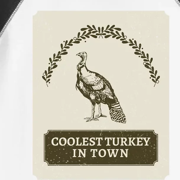 Hunter Thanksgiving Coolest Turkey In Town Great Gift Toddler Fine Jersey T-Shirt