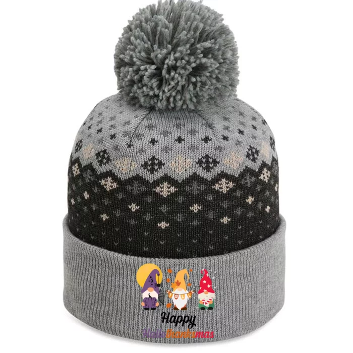 Halloween Thanksgiving Christmas Holiday Gnomes The Baniff Cuffed Pom Beanie