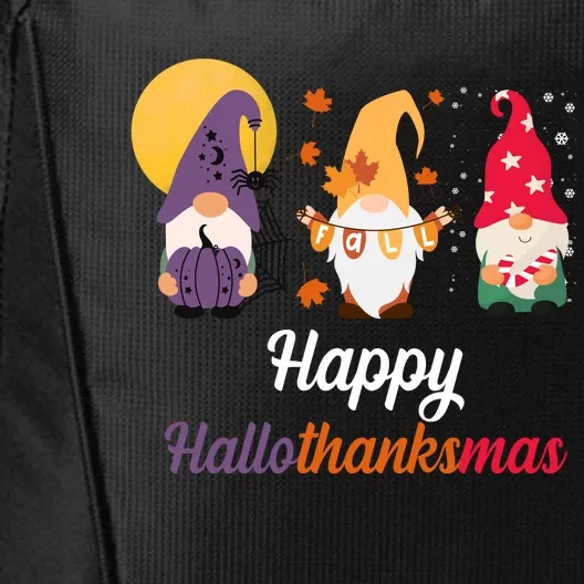 Halloween Thanksgiving Christmas Holiday Gnomes City Backpack