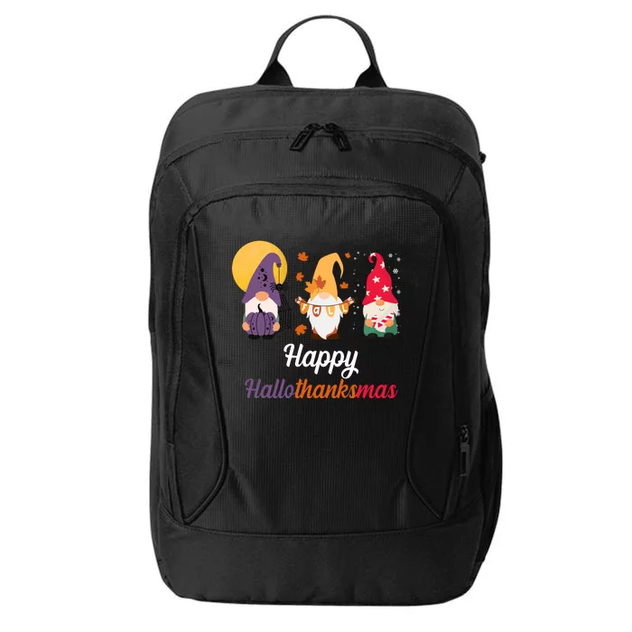 Halloween Thanksgiving Christmas Holiday Gnomes City Backpack