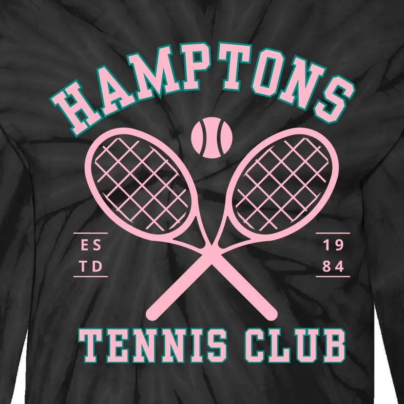 Hamptons Tennis Club Athletics California Racquet Prep Pink Tie-Dye Long Sleeve Shirt